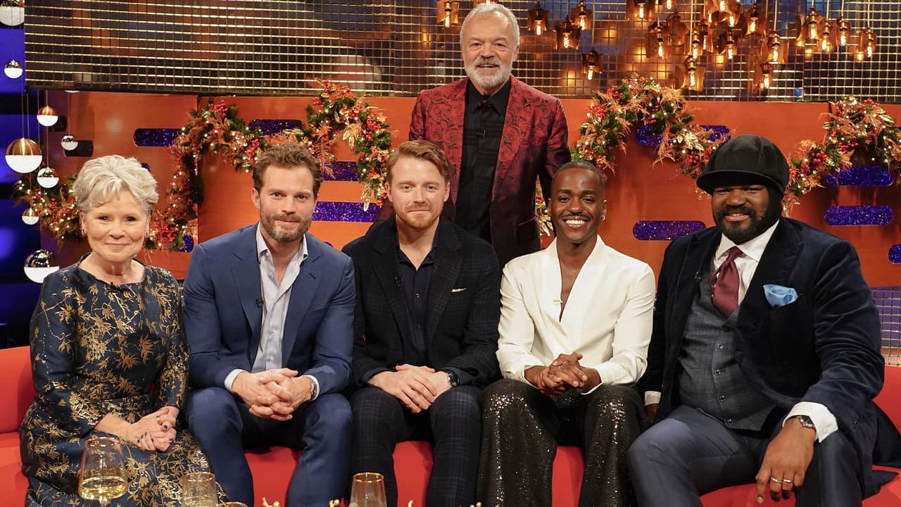 Imelda Staunton, Jamie Dornan, Jack Lowden, Ncuti Gatwa and Gregory Porter still