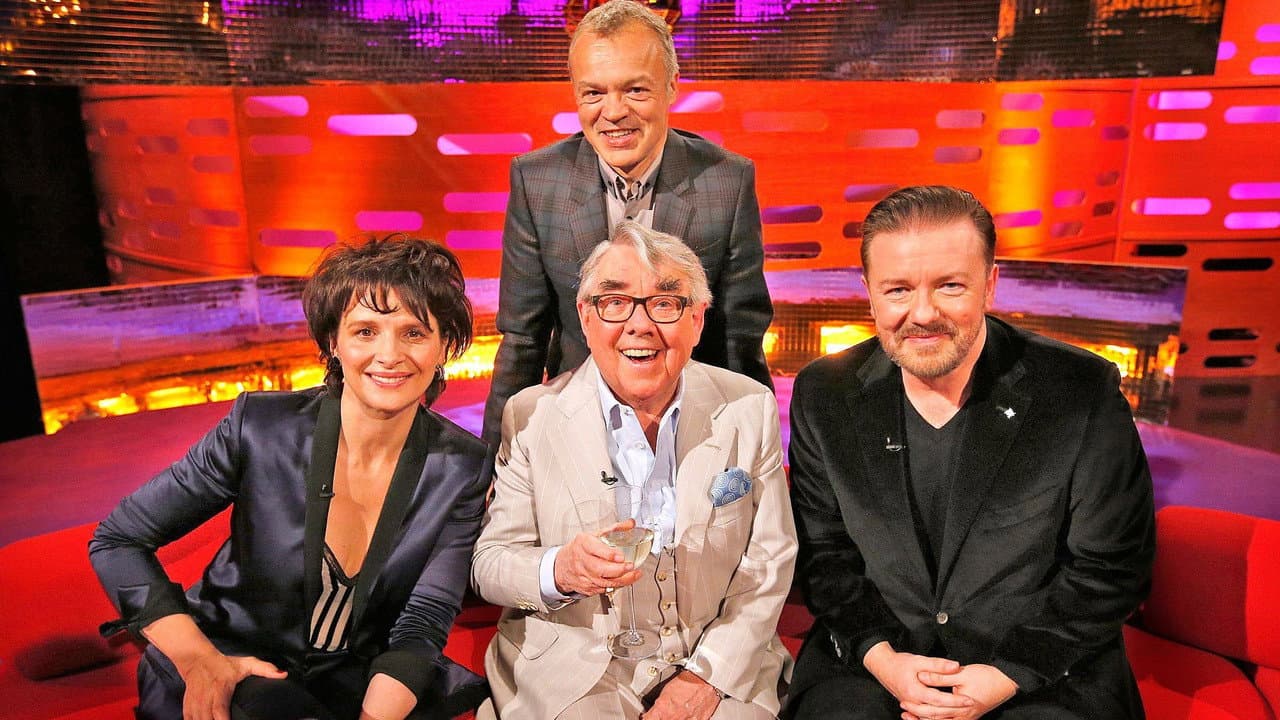 Ricky Gervais, Ronnie Corbett, Juliette Binoche, Imelda May still