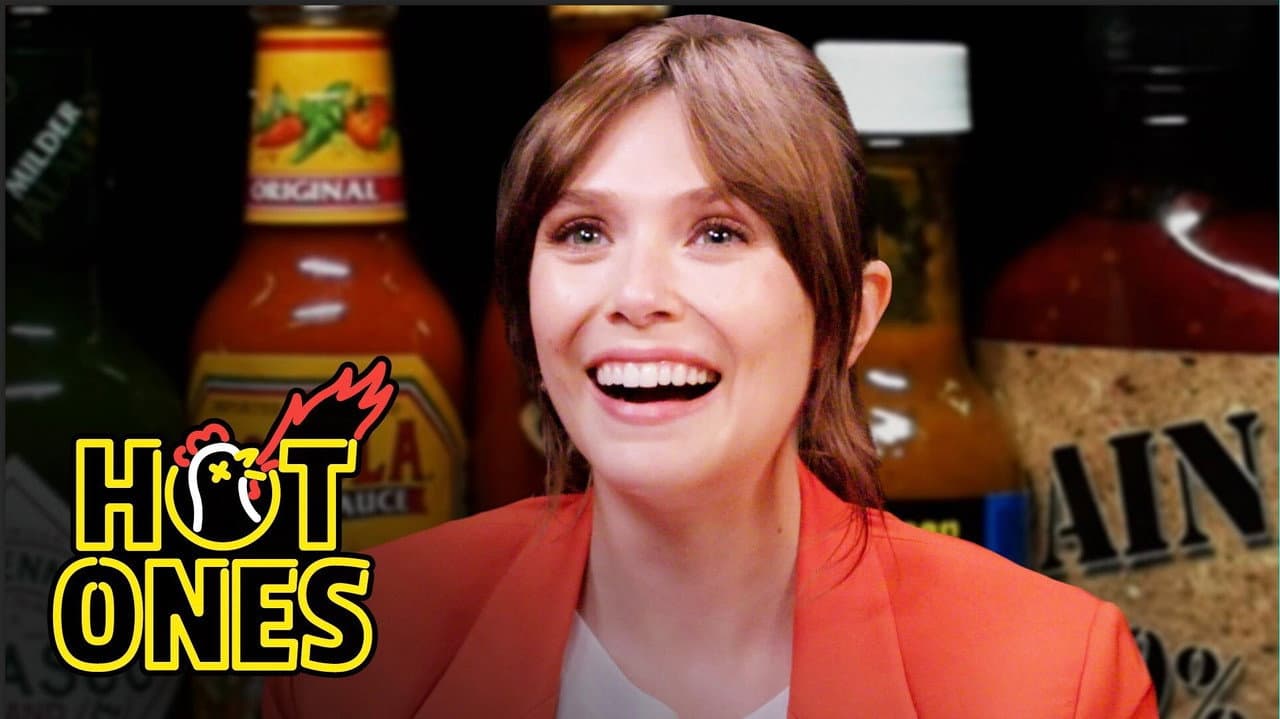 Elizabeth Olsen Feels Brave While Eating Spicy Wings still