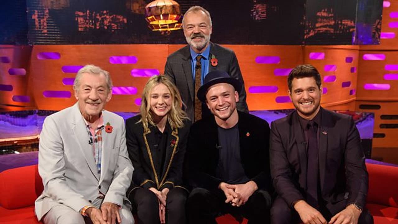Ian McKellen, Carey Mulligan, Taron Egerton, Michael Bublé still