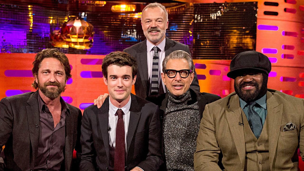 Hillary Clinton, Jeff Goldblum, Gerard Butler, Jack Whitehall still