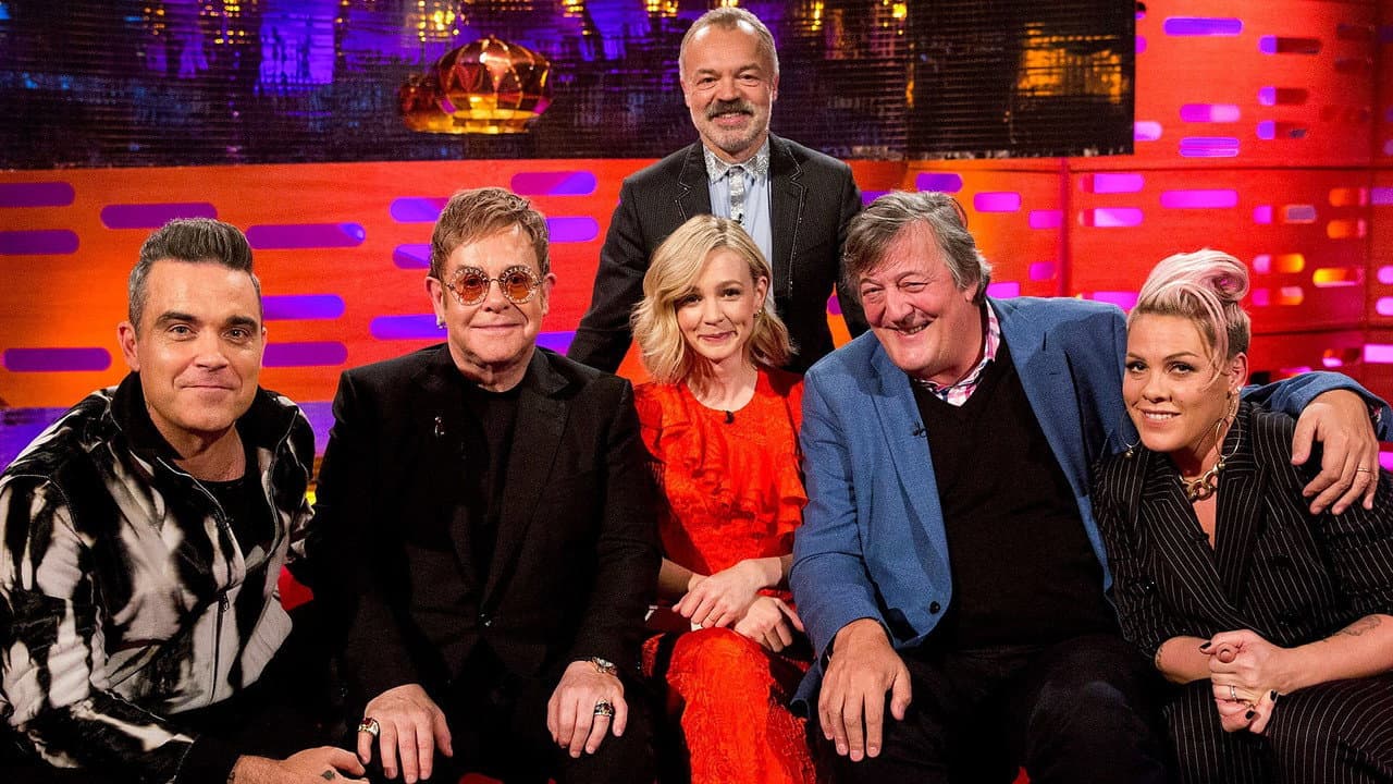Sir Elton John, Stephen Fry, Carey Mulligan, Robbie Williams, Pink still