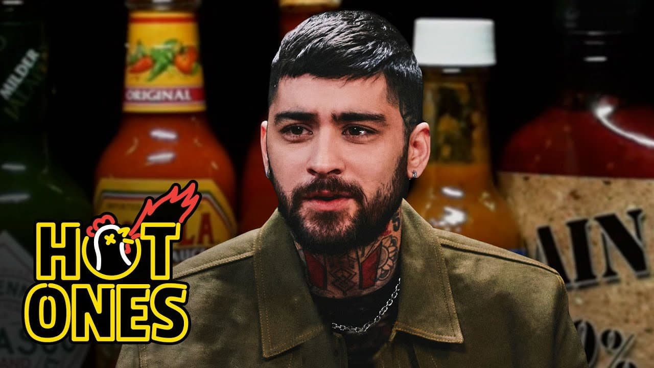 Zayn Malik Lets the Tears Flow While Eating Spicy Wings still