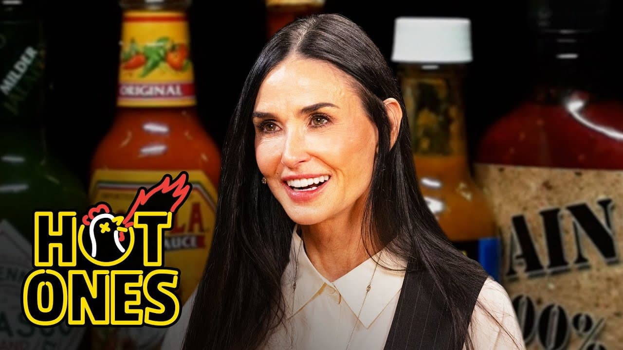 Demi Moore Celebrates Her Birthday While Eating Spicy Wings still
