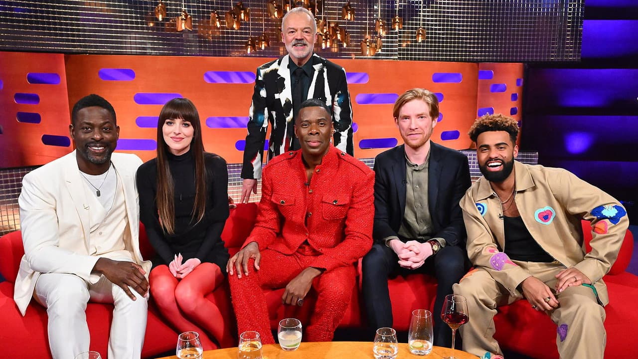 Sterling K. Brown, Dakota Johnson, Colman Domingo, Domhnall Gleeson and Paul Russell still