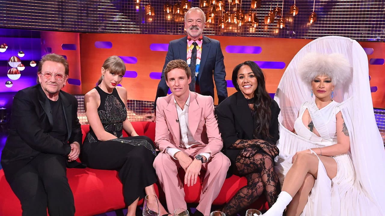 Bono, Taylor Swift, Eddie Redmayne, Alex Scott and Lady Blackbird still