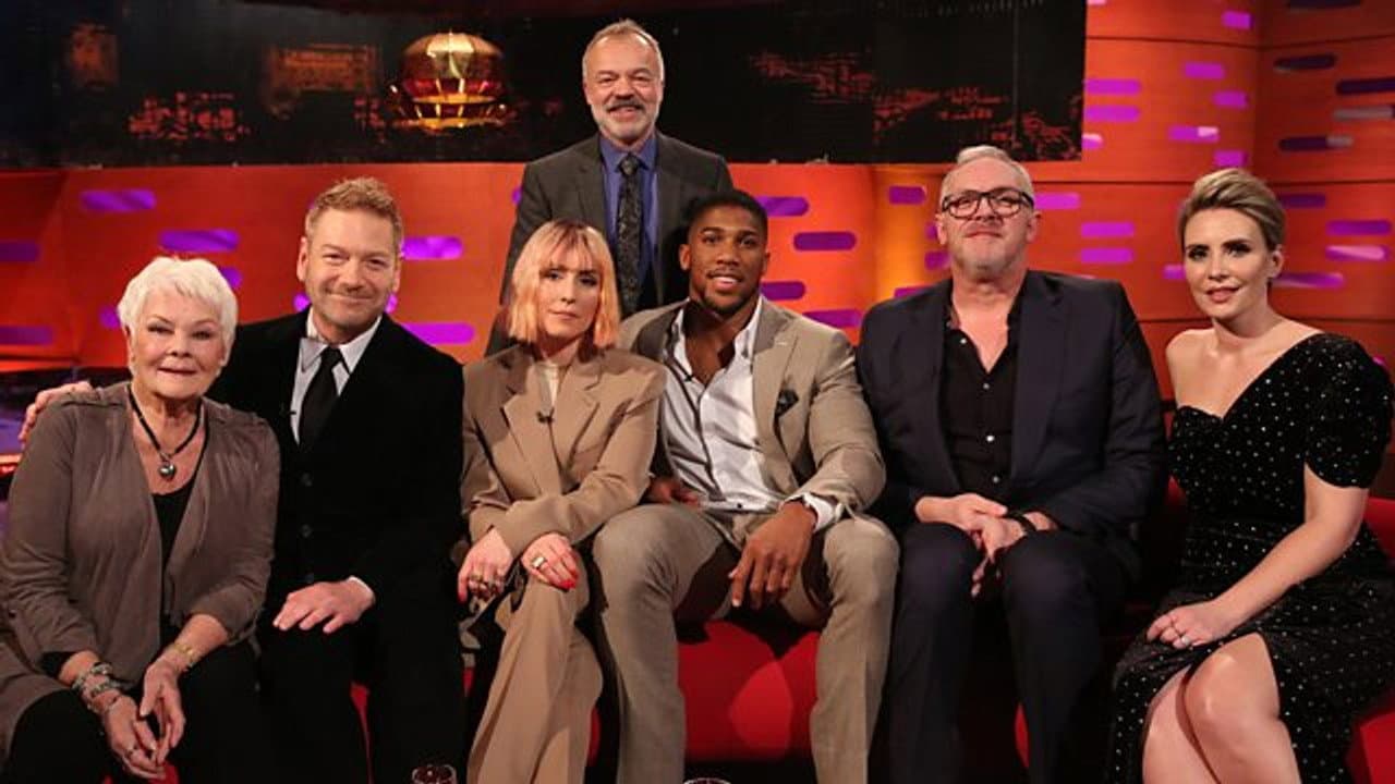 Dame Judi Dench, Sir Kenneth Branagh, Anthony Joshua, Noomi Rapace, Greg Davies, Claire Richards still