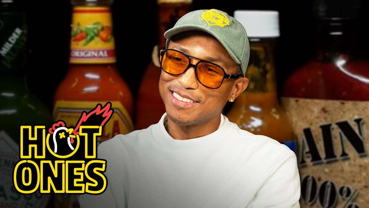 Pharrell Williams Sees the Future While Eating Spicy Wings still