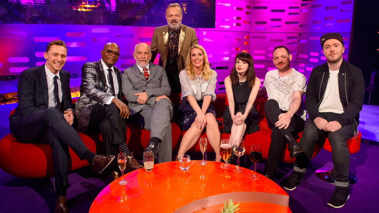 Tom Hiddleston, John Malkovich, Sara Pascoe, Samuel L. Jackson, Chvrches still