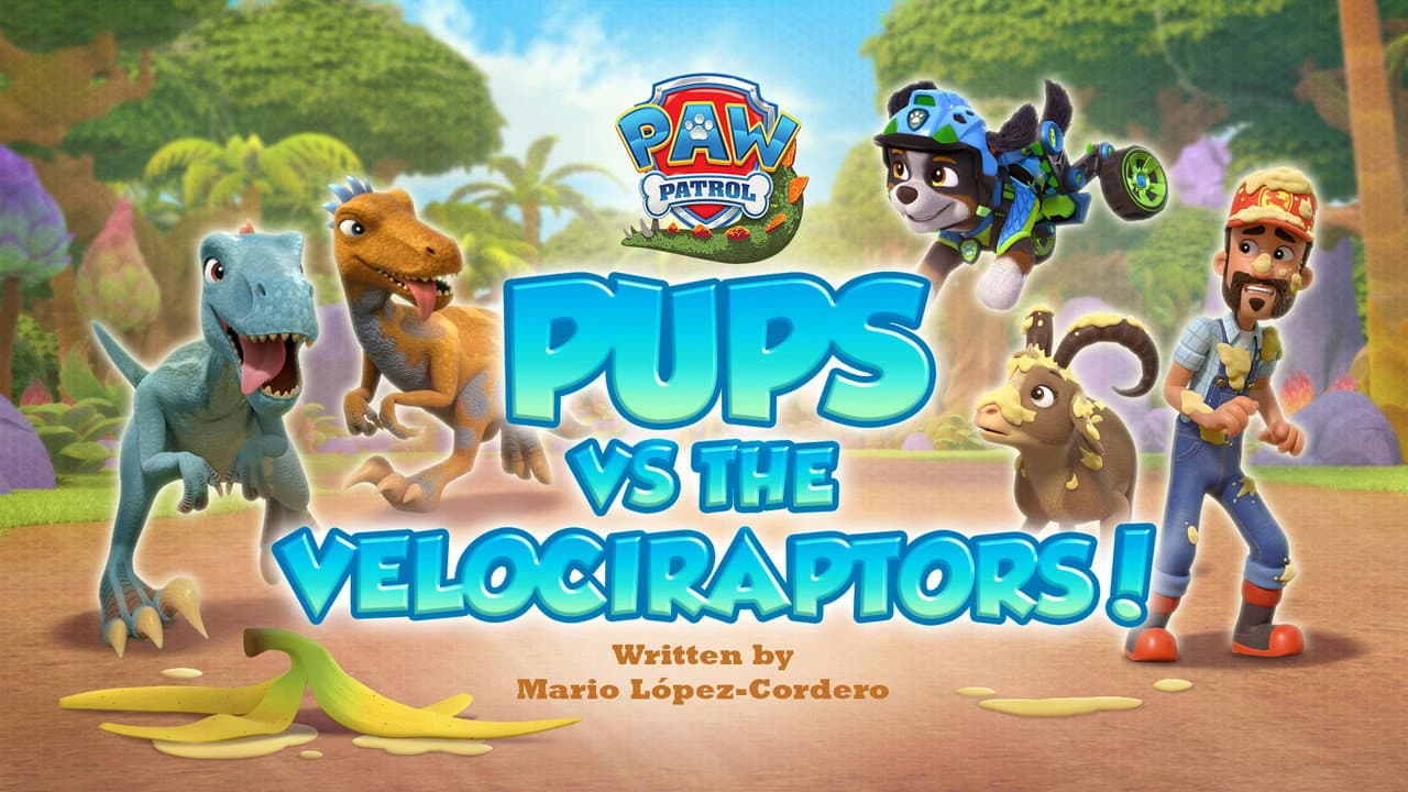 Pups vs The Velociraptors! still