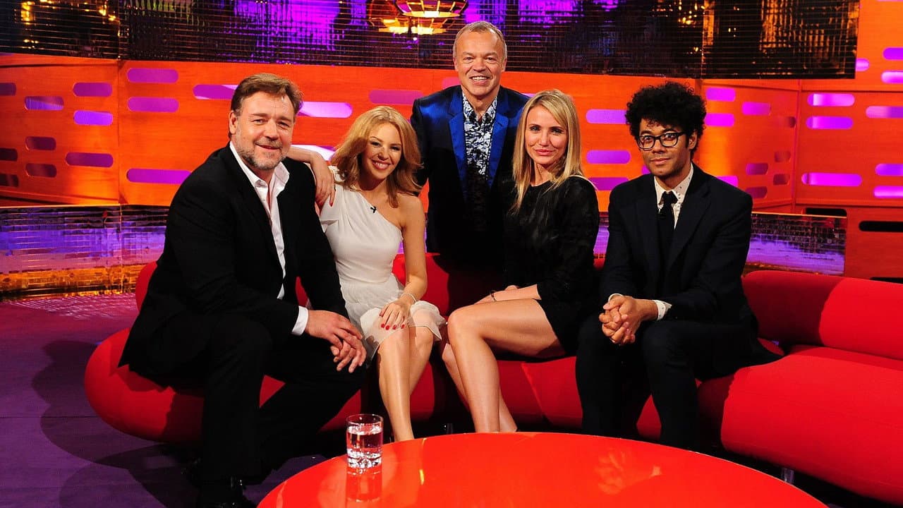 Russell Crowe, Cameron Diaz, Richard Ayoade, Kylie Minogue still