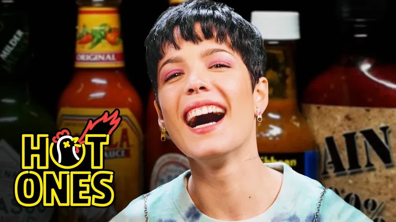 Halsey Experiences the Jersey Devil While Eating Spicy Wings still