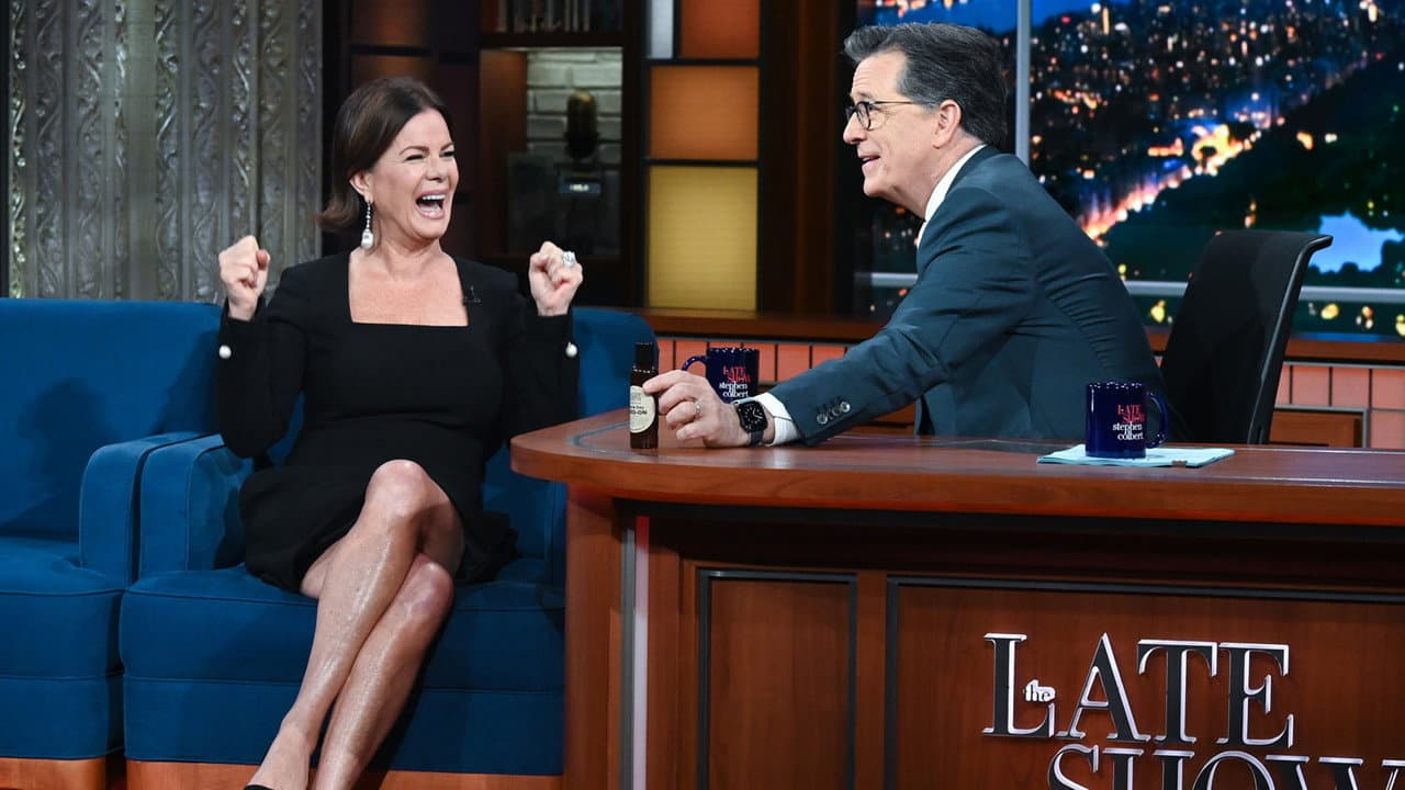 George Stephanopoulos, Marcia Gay Harden still