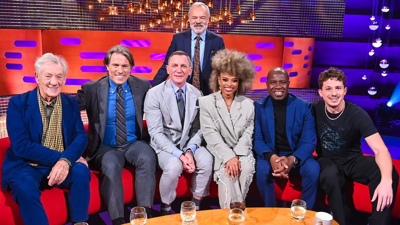 Daniel Craig, Fleur East, Clive Myrie, Sir Ian McKellen, John Bishop and Charlie Puth still