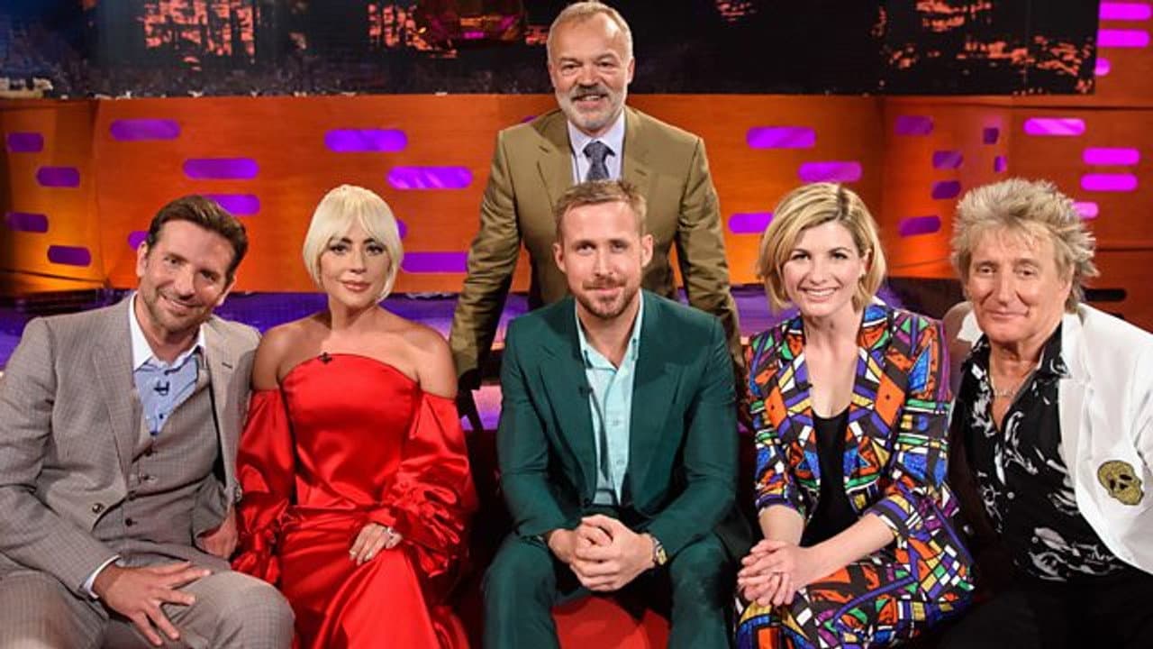 Bradley Cooper, Lady Gaga, Jodie Whittaker, Ryan Gosling, Rod Stewart still