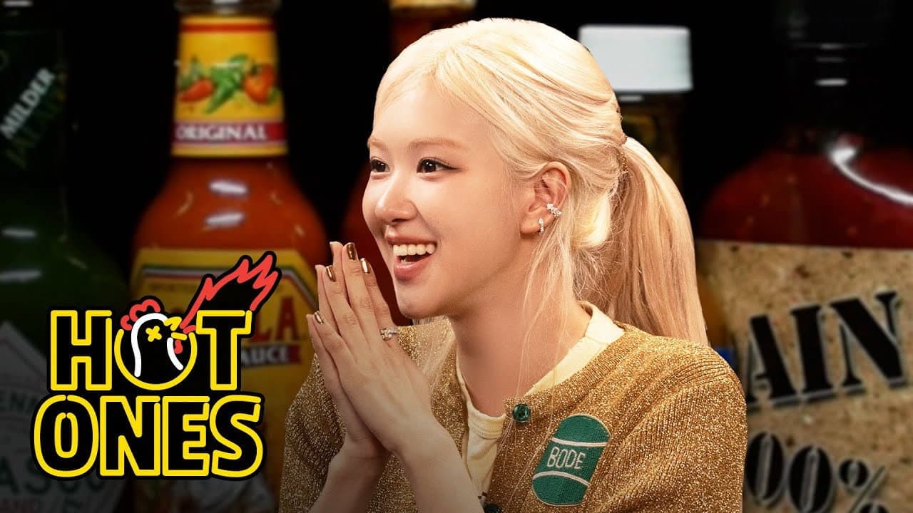 ROSÉ Needs a Stress Ball While Eating Spicy Wings still