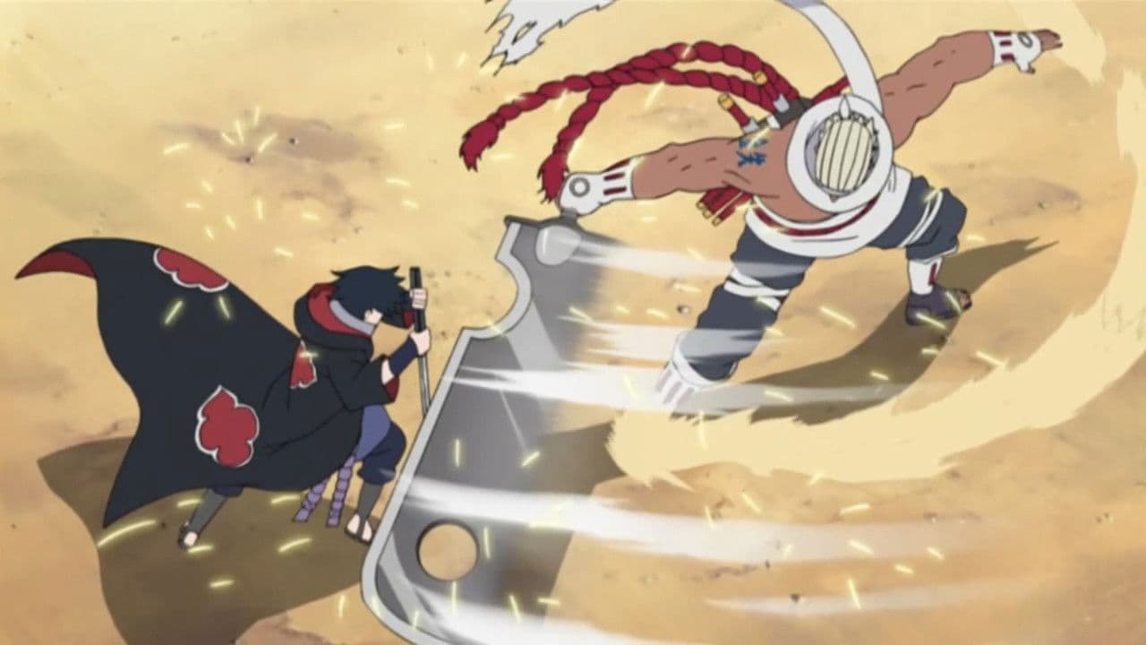The Eight-Tails vs. Sasuke still