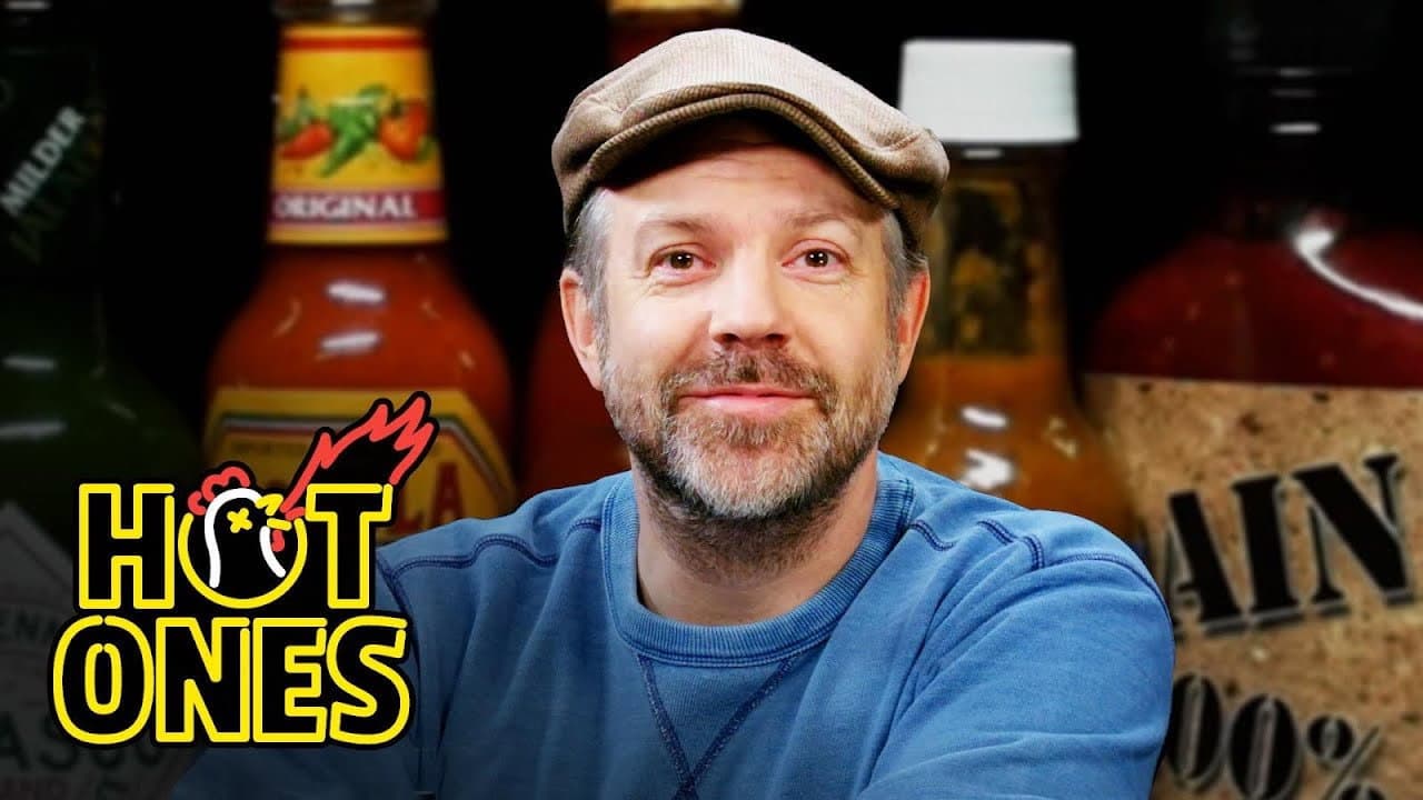 Jason Sudeikis Embraces Da Bomb While Eating Spicy Wings still