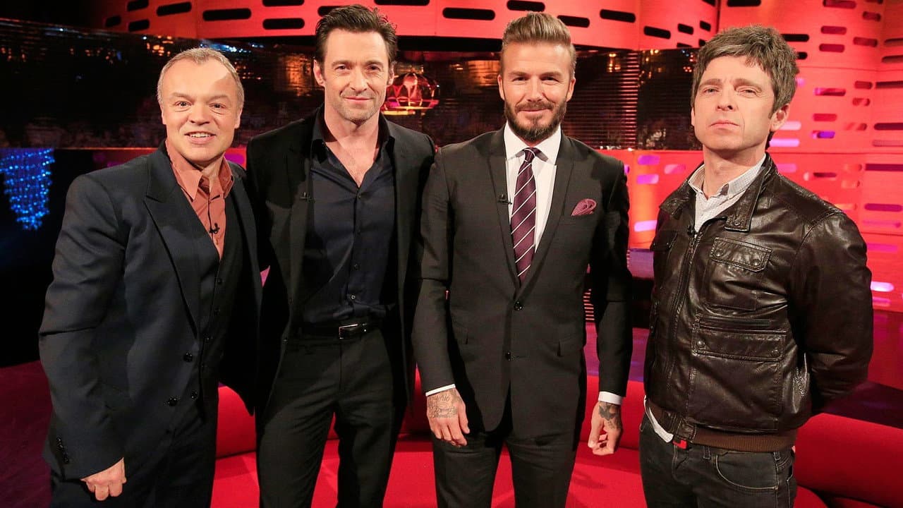 David Beckham, Will Smith, Margot Robbie, Hugh Jackman, Noel Gallagher still