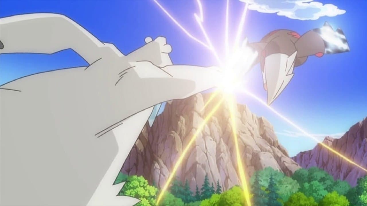 Iris and Excadrill Against the Dragon Buster! still