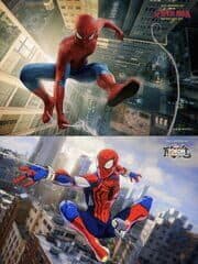 Marvel's Spider-Man 2: Fresh Start Suit and Marvel Tokon: Fighting Souls Suit artwork