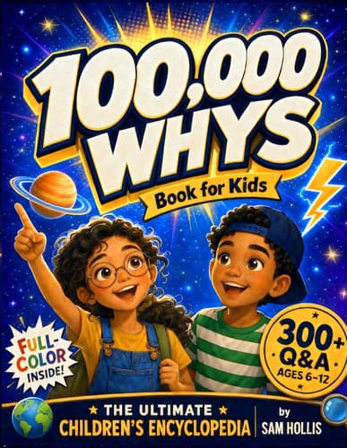 100,000 Whys Book for Kids: The Ultimate Children's Encyclopedia — 300+ Big Questions, Brilliant Answers & Mind-Blowing Facts for Smart, Curious Kids Ages 6-12 artwork