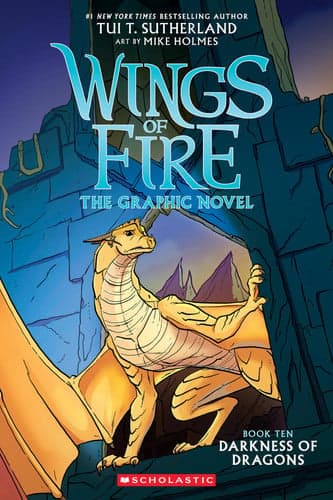 Darkness of Dragons: A Graphic Novel (Wings of Fire Graphic Novel #10) (10) cover