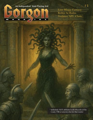 Gorgon Magazine: The Monthly RPG Aid You Ought to Have artwork