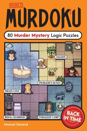 Murdoku Volume 2: Back in Time: 80 Murder Mystery Logic Puzzles artwork
