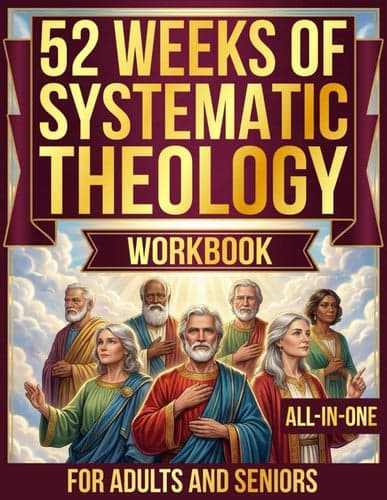 52 Weeks of Systematic Theology Workbook for Adults and Seniors: All-in-One - Understanding Christian Truth, Trusting Its Authority, and Living It Out with Purpose artwork
