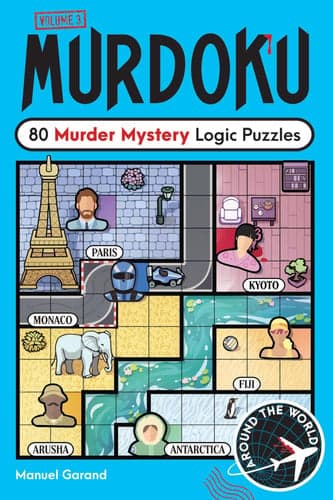Murdoku Volume 3: Around the World: 80 Murder Mystery Logic Puzzles artwork