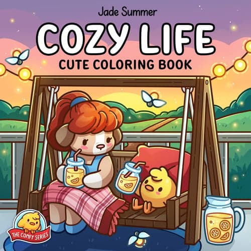 Cozy Life: Cute Coloring Book (The Comfy Series)
