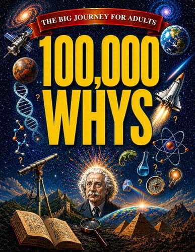 100,000 Whys - The Big Journey for Adults: An Amazing Encyclopedia of Everyday Questions About Science, History and Much More to Impress your Friends| Fascinating Answers & Mind-Blowing Fun Facts artwork