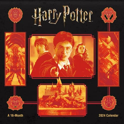 2024 Harry Potter Wall Calendar artwork