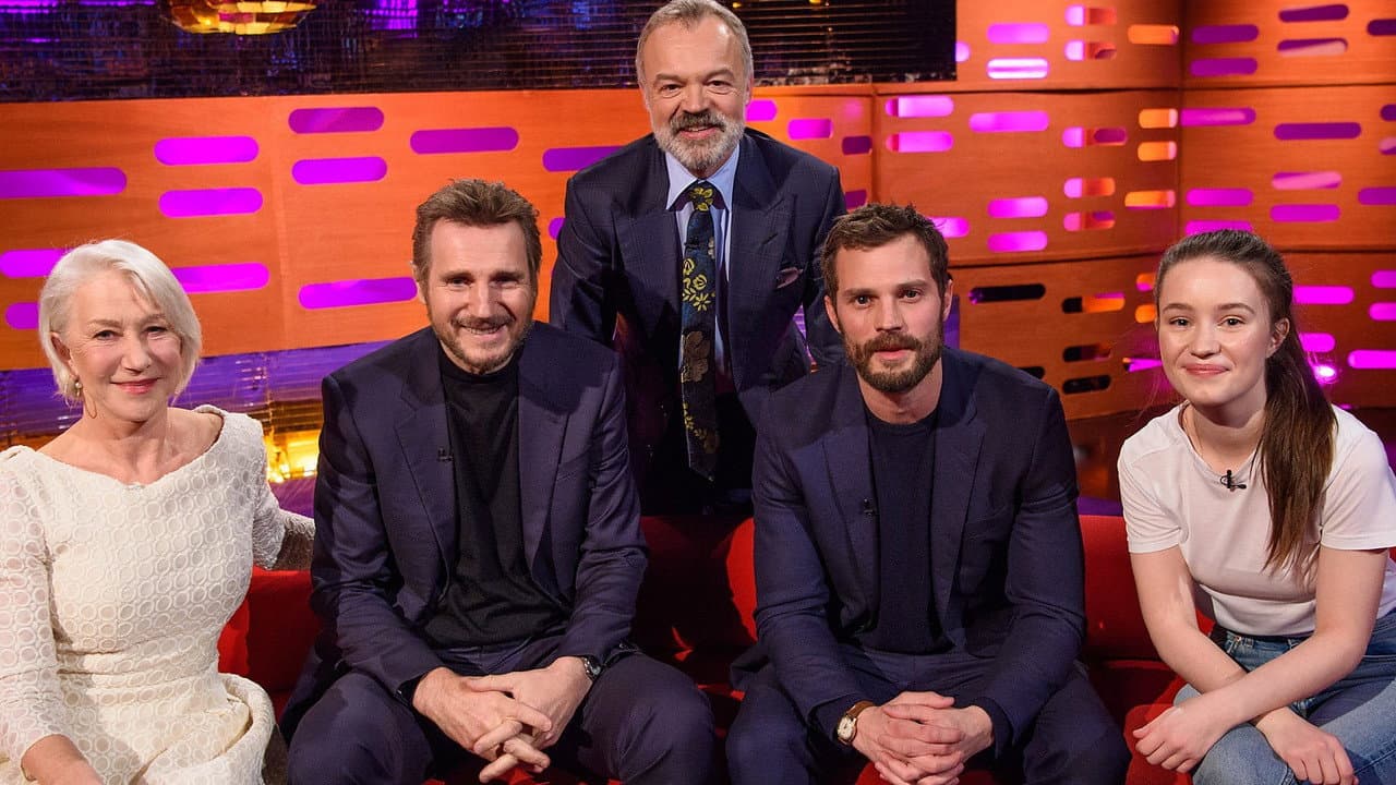 Helen Mirren, Liam Neeson, Jamie Dornan, Sigrid still