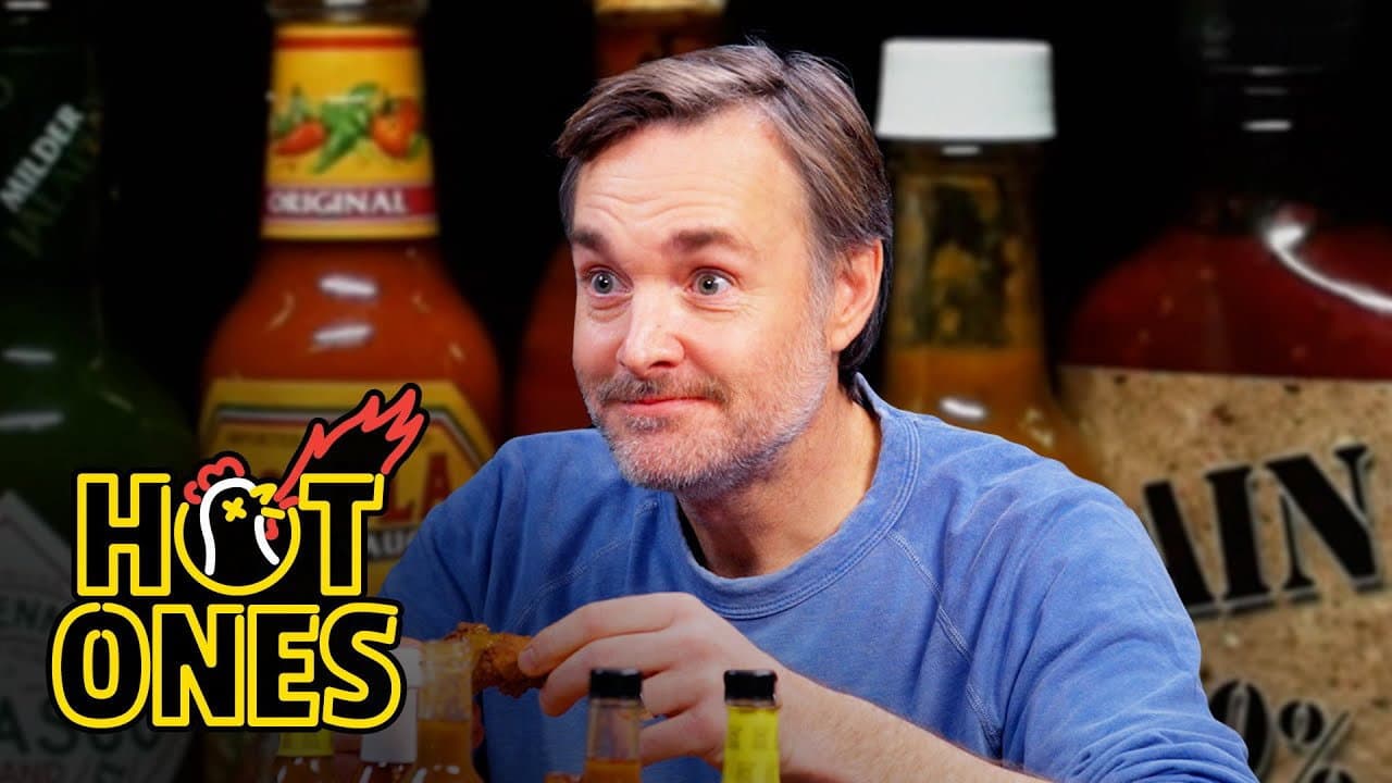 Will Forte Goes For a High Score While Eating Spicy Wings still