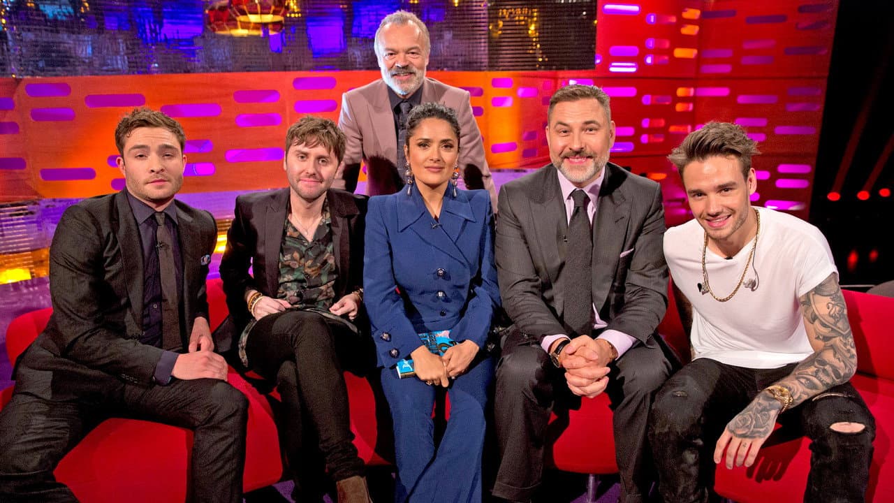 Salma Hayek, David Walliams, Ed Westwick, James Buckley, Liam Payne still