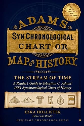 Adams Time Chart - The Stream of Time: A Reader's Companion to Adams' 1881 Synchronological Chart of History and Biblical World History Timeline — Book + Interactive Companion App cover